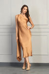 Champagne Satin Dress
