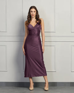 French Violet Bodycon Dress