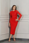Fiery Red Dress