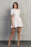 White Flare Dress