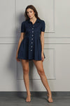 Navy Flare Dress