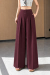 Pleated Wide-Leg Trousers