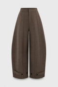 Sculpted Barrel Trousers