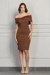 Bardot Brown Dress