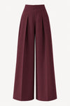 Pleated Wide-Leg Trousers