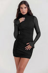 Black Sheer Dress