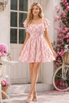 Pink Floral Dress
