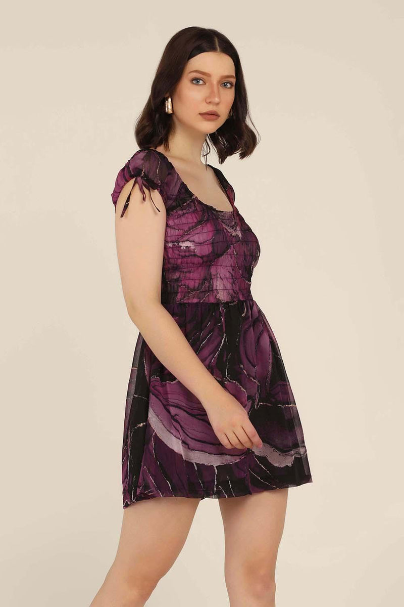 Beet Red Skater Dress - STARIN