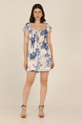 Ocean Floral Dress