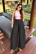 Sculpted Barrel Trousers