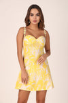 Yellow Floral Dress