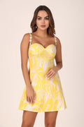 Yellow Floral Dress