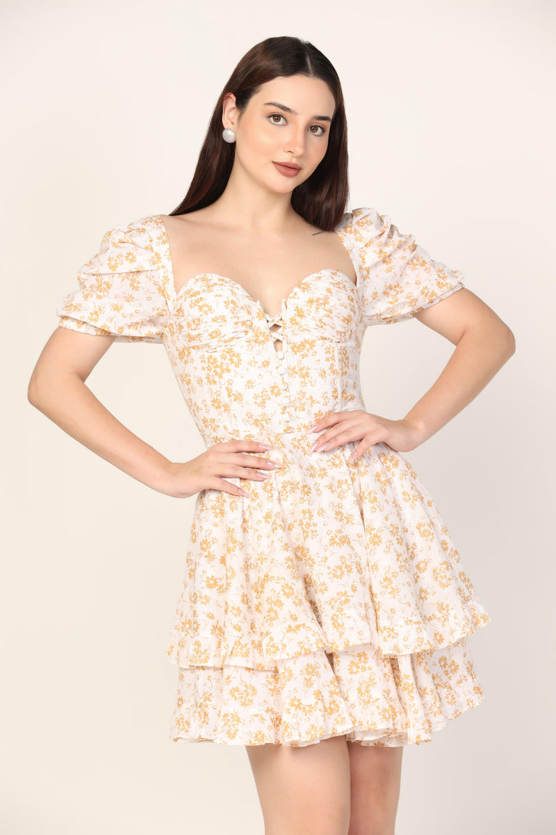 French Ruffle Corset dress - STARIN