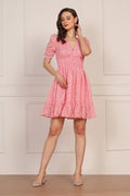 Pink Floral Dress