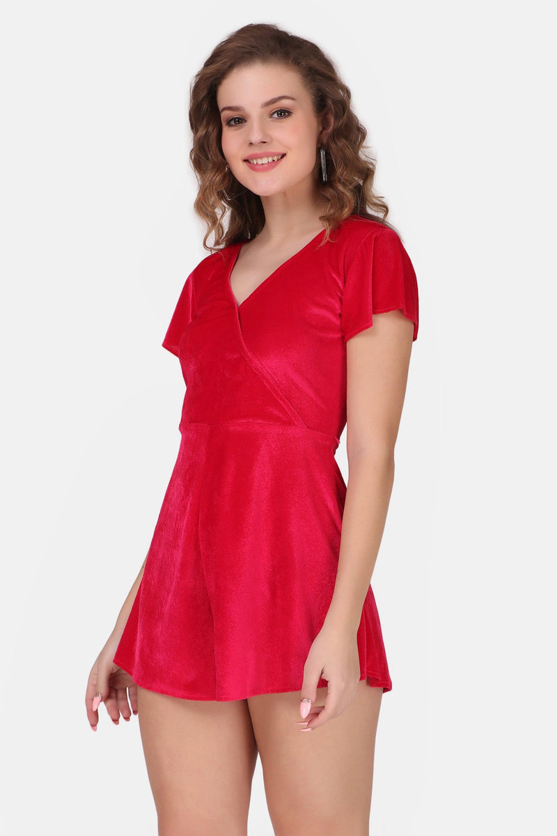 Velvet Playsuit - STARIN