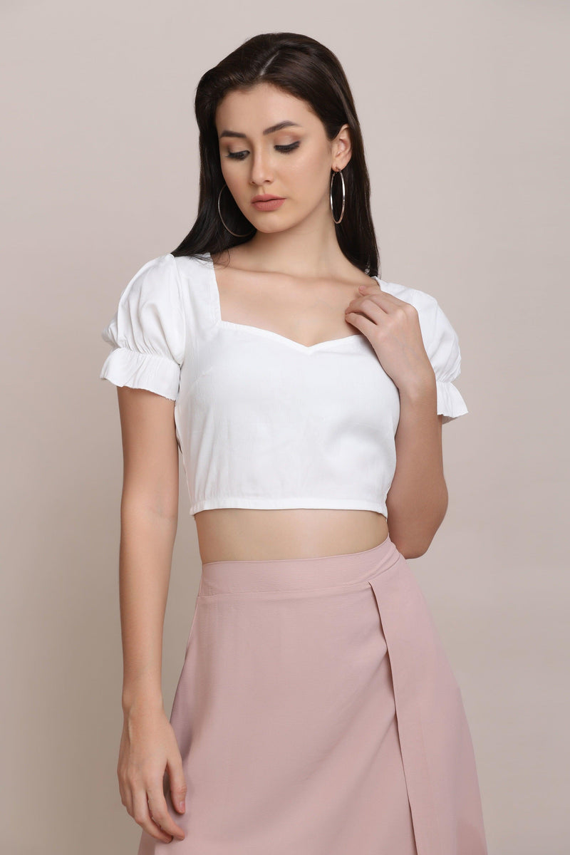 Sweetheart Top - White - STARIN