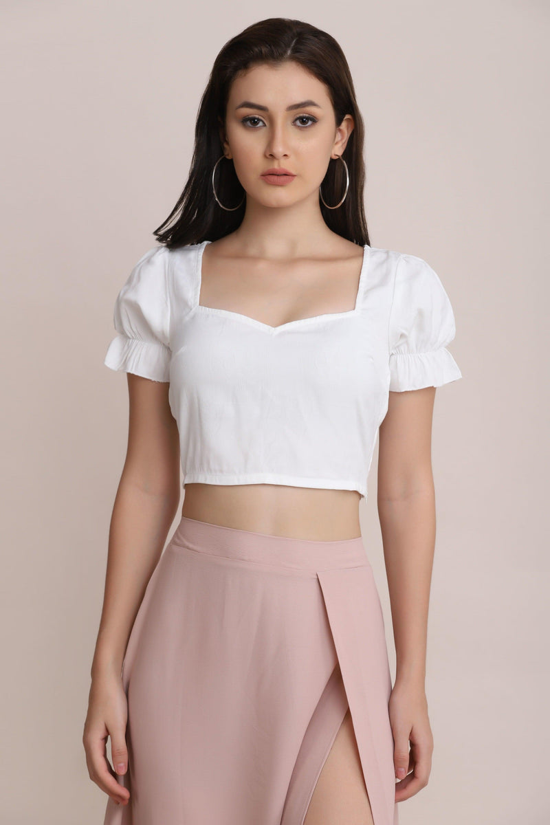 Sweetheart Top - White - STARIN