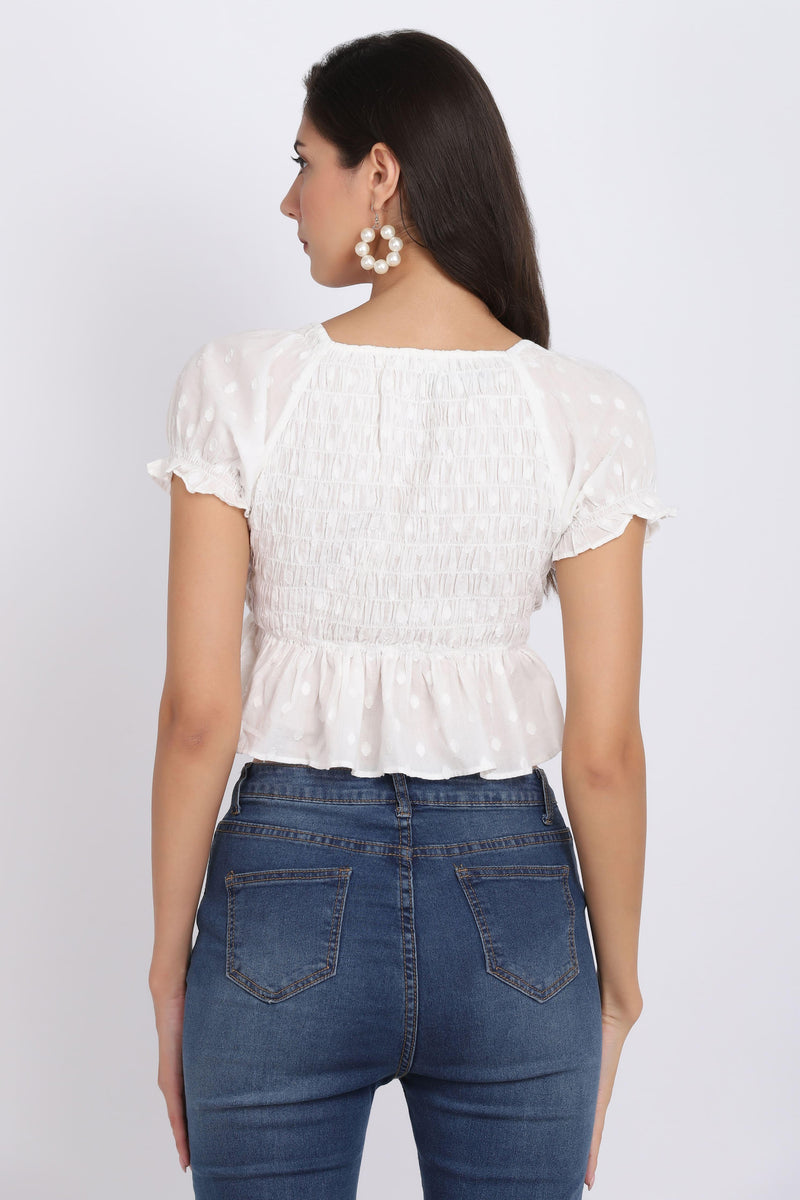 Embroidered Crop Top - STARIN