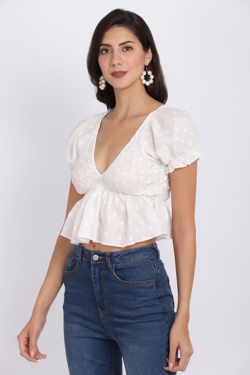 Embroidered Crop Top - STARIN