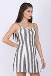 Black Striped Dress